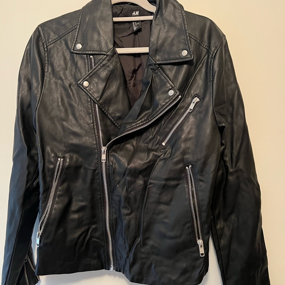 H&M Black Leather Jacket